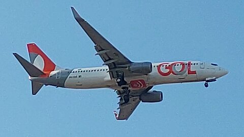 Boeing 737-800 PR-GUR coming from Salvador to Fortaleza