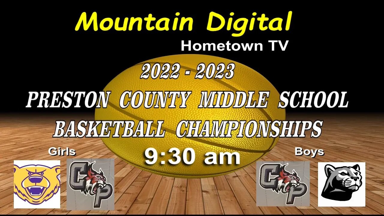 Preston County Middle School Basketball Championship Day 2022 - 2023