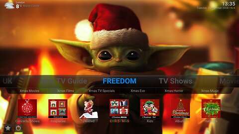 Freedom Christmas non-debrid Kodi Build