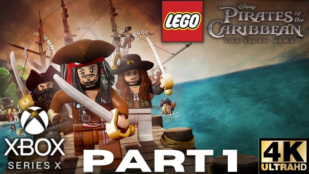 LEGO Pirates of the Caribbean The Video Game Walkthrough Part 1 | Xbox Series X|S, Xbox 360 | 4K