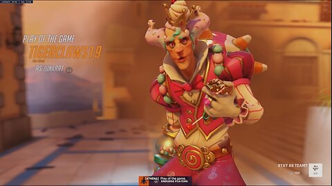 We were doing fine with Pharah, but the CandyMan Junkrat Cometh