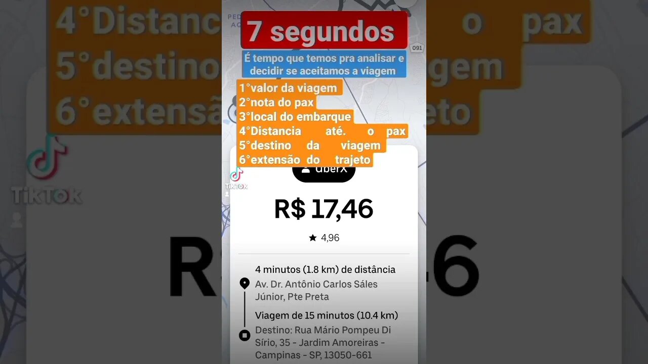 7 SEGUNDOS #uber #uberdriver