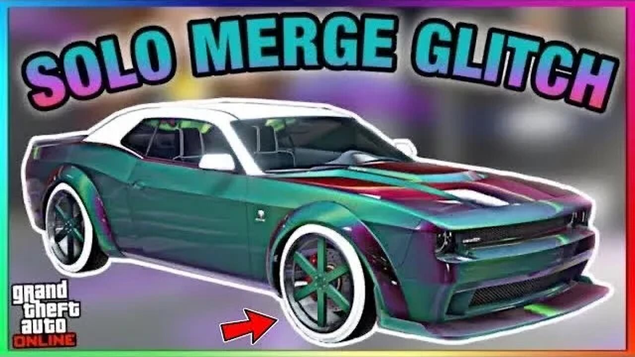Easy SOLO Car To Service Car Merge Glitch (GTA Online)