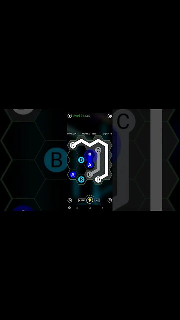 flow free Hexes: easy level 15