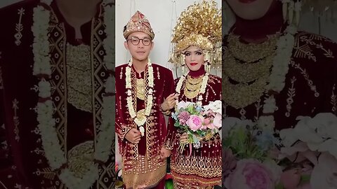 Pengantin adat Palembang - Sumatera Selatan - Indonesia #shorts #short #shortvideo