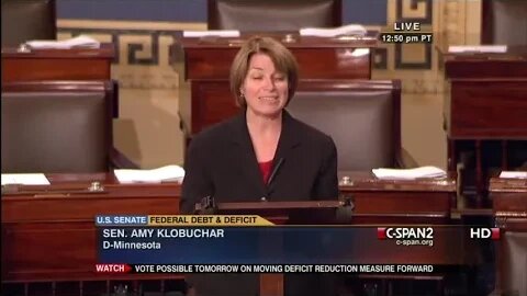 In 2011, Democrat Sen. Amy Klobuchar Decried Those Who Drew "Lines In The Sand” On The Debt Limit