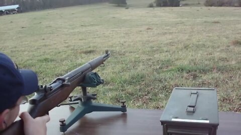 M1 Garand at 220 Yards on Steel Plates