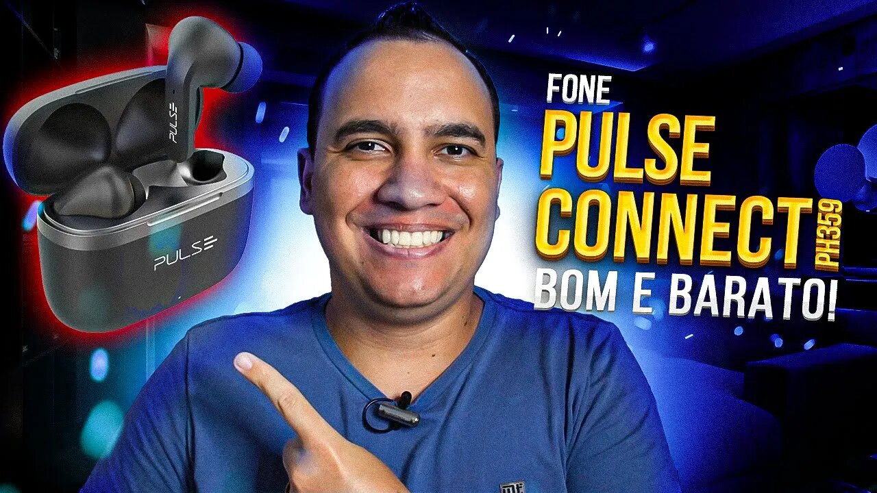 Fone Pulse Connect PH359, com BLUETOOTH 5.1 e 3 ANOS DE GARANTIA! Unboxing e detalhes