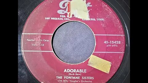 The Fontane Sisters, Billy Vaughn's Orchestra – Adorable