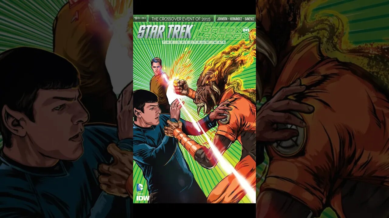 Green Lantern Star Trek "the Spectrum War" Covers