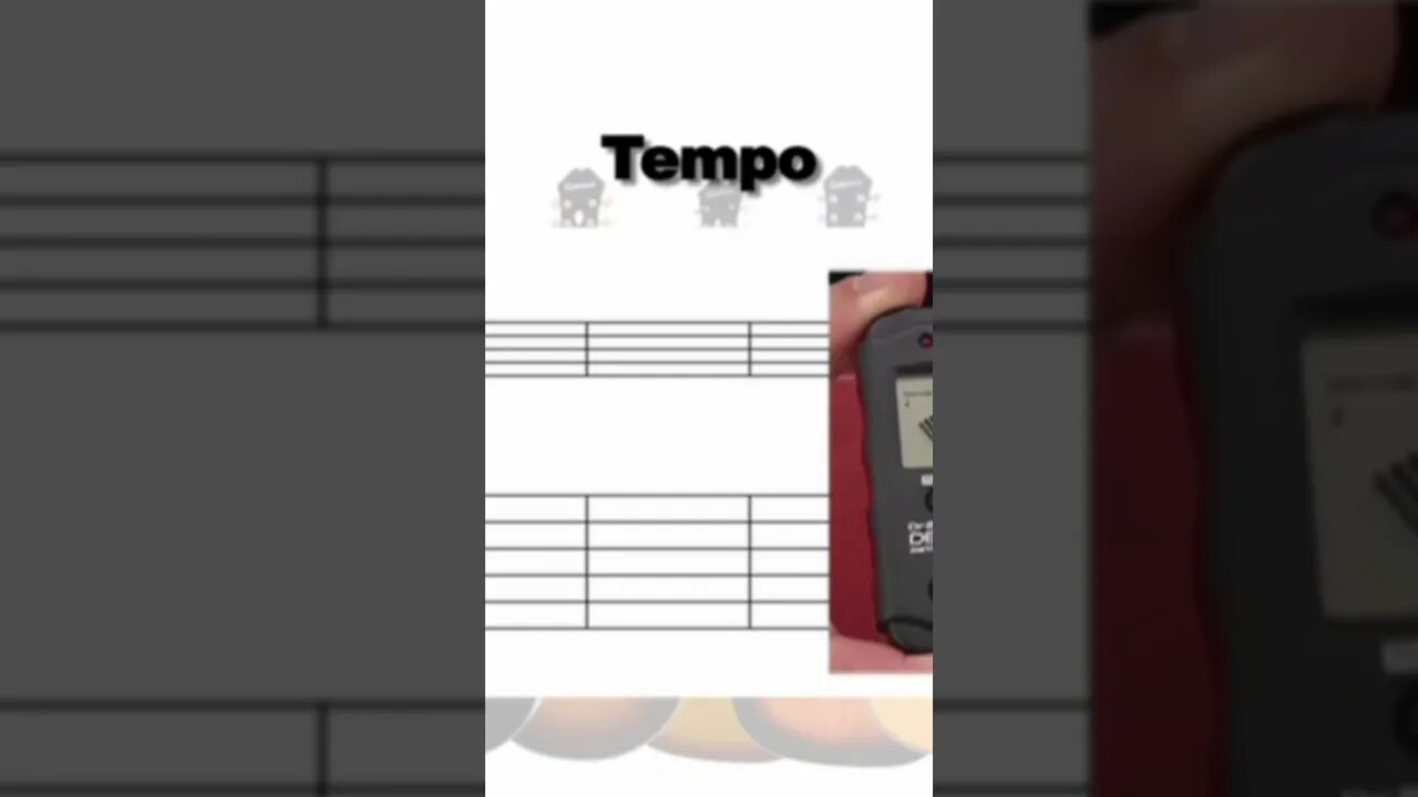 19 TIMING Reading Guitar Sheet Music TEMPO w Metronome #shorts #yearofyou