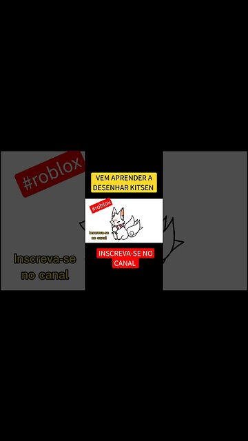 COMO DESENHAR KITSEN DOODLE WORLD - ROBLOX #desenho #shorts #roblox #doodleworld