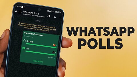 How to Create a Poll in WhatsApp - Create Polls in WhatsApp