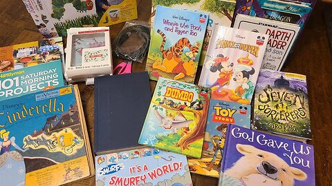 DAYTIME DUMPSTER DIVING AT HALF PRICE BOOKS!! MASSIVE SCORE!! VINTAGE DISNEY BOOKS!!!