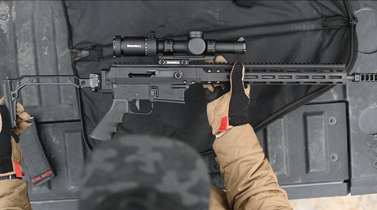 Brownells BRN-180 w/ Hypertap Muzzle Brake