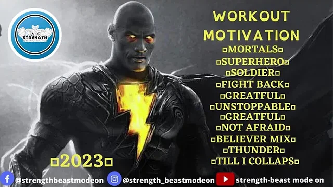 BEST WORKOUT MOTIVATION 2023🔥BEST GYM MUSIC 2023🔥BEST GYM WORKOUT SONGS 🔥 Strength Beast Mode On�