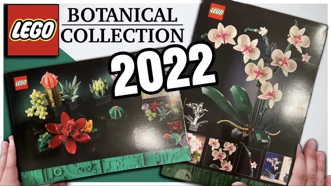 LEGO Orchid and Succulents LEAK | LEGO Botanical Collection 2022 | 10309 & 10311