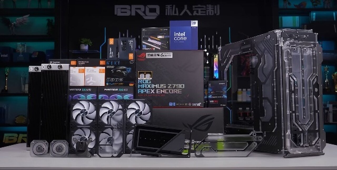 4K PC BUILD Singularity Spectre 4 + RTX4090 Matrix Without AIO