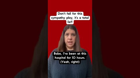 The Hospital Excuse Dating Scammers LOVE!❤️🤔💔#shorts #online #lies