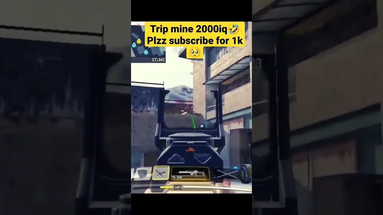 Tripmine 2000iq: Cod Mobile Highlights #shorts #youtubeshorts #codm