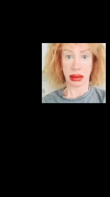 Kathy Griffin It's scary looking with no makeup!