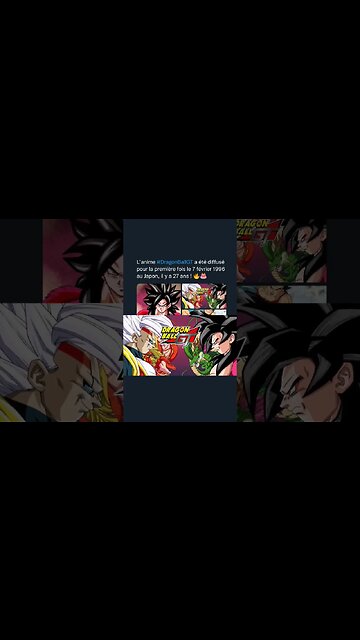 L’anime #DragonBallGT a été diffusé pour la première fois le 7 février 1996 au Japon, il y a 27 ans