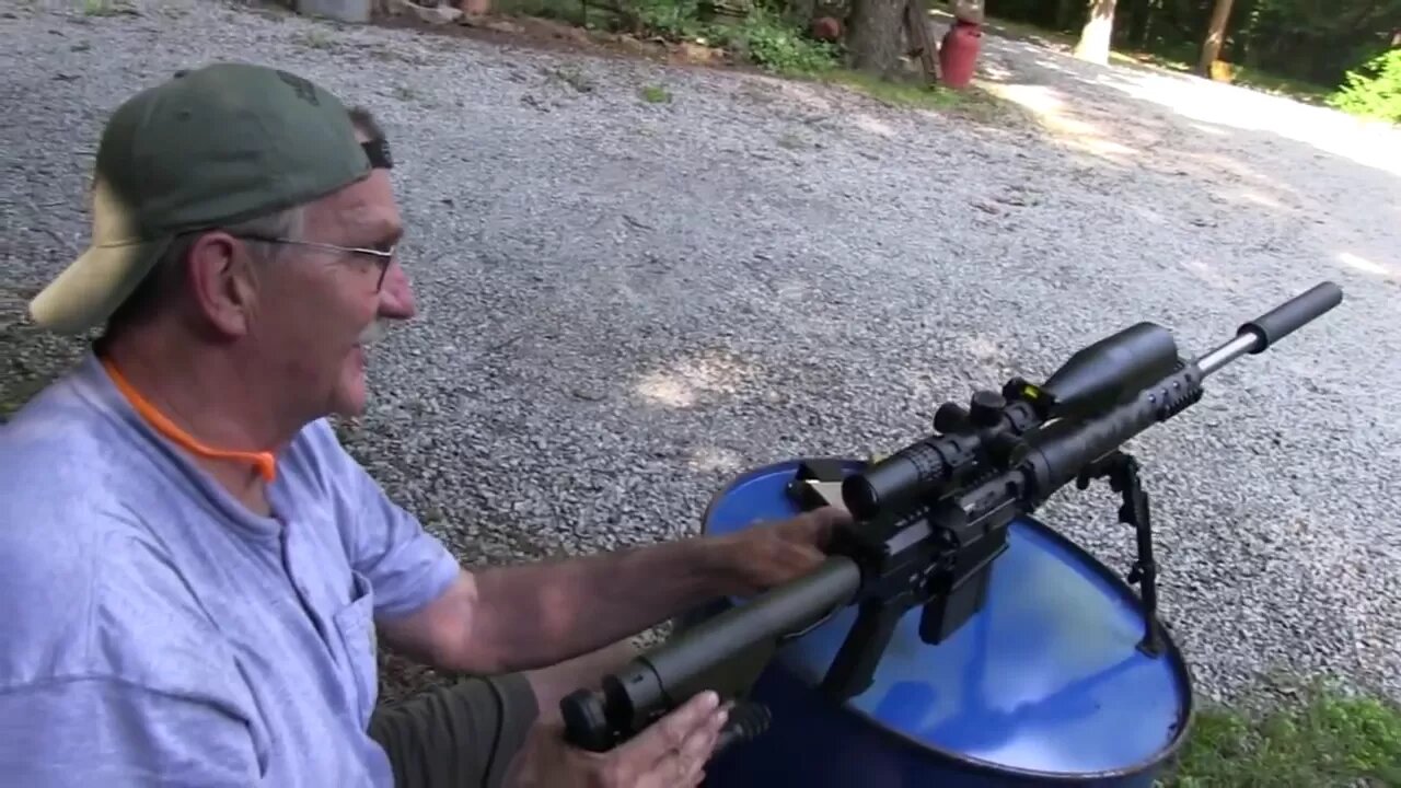 AR 10 Suppressed