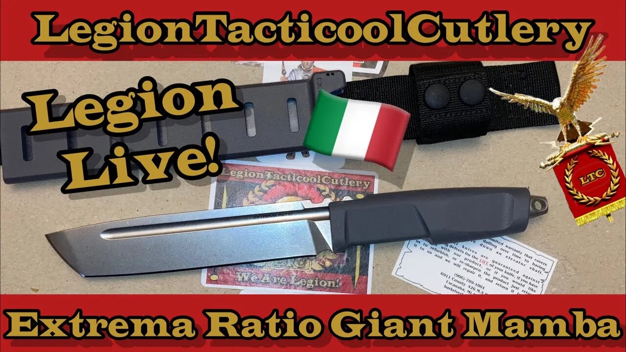 Legion Live! Extrema Ratio Giant Mamba in Wolf Grey!