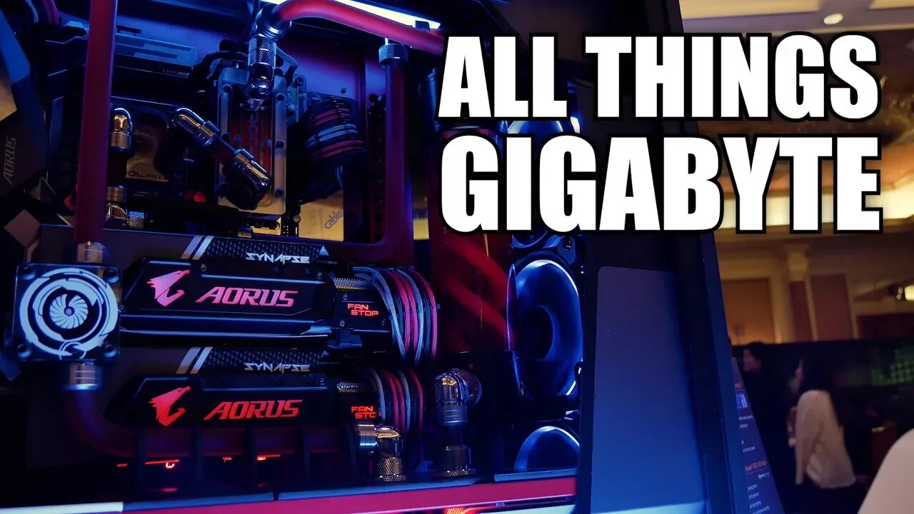 X470, Fire Alarms, & Custom Computers at Gigabyte - CES 2018