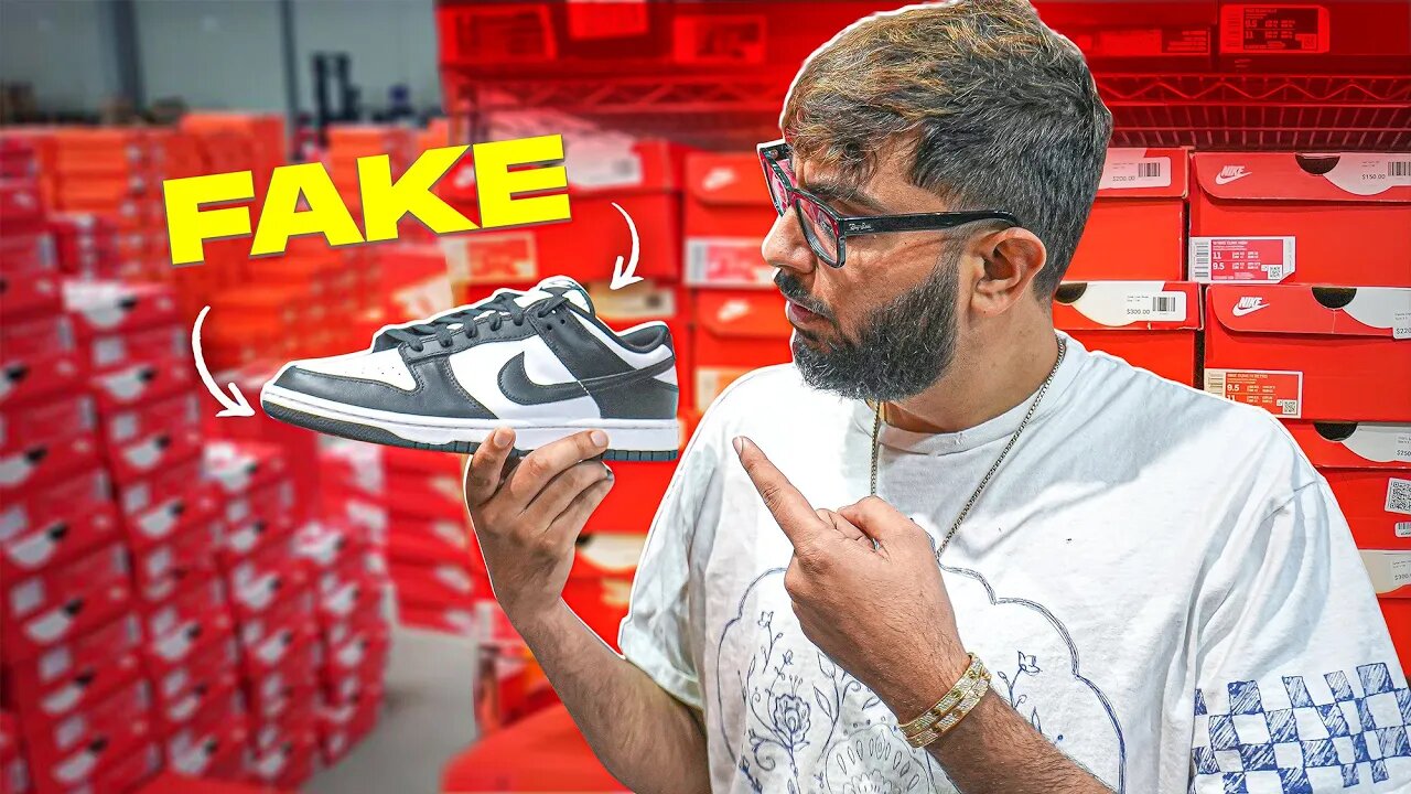 Someone tried selling us 500 Fake sneakers