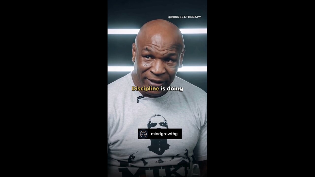 The Power of Discipline: Tyson's Insight