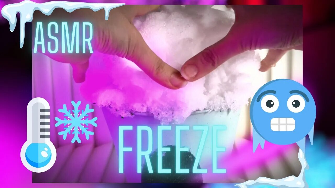 I scratch giant snowcones💎 with my bare hands🥶 | ASMR 4K