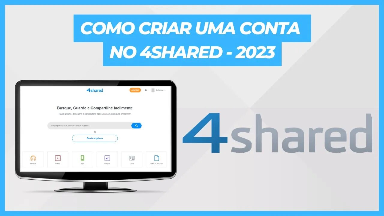 COMO CRIAR UMA CONTA NO 4SHARED - 2023