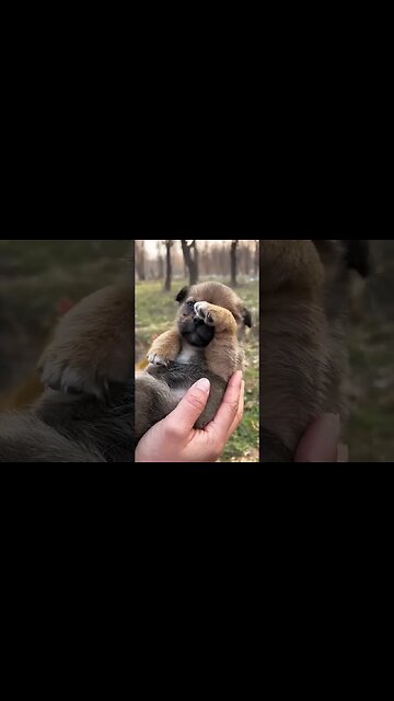 Cute puppy . A beautiful momen #shorts