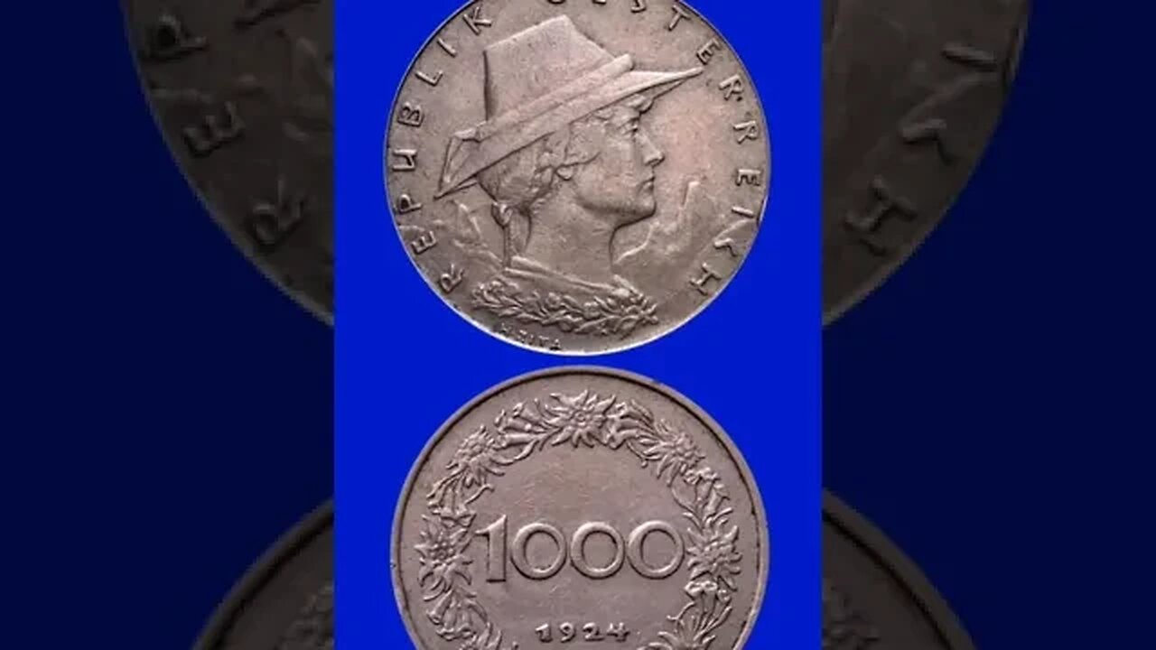 AUSTRIA 1000 KRONER 1924. #shorts #viral #coinnotesz