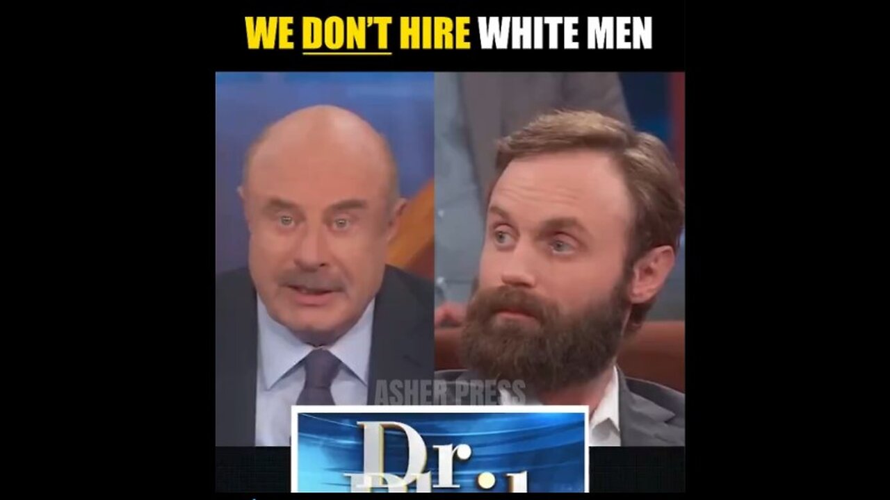 "We Don't Hire White Men" - Comedy Manager to Tyler Fisher, on Dr Phil