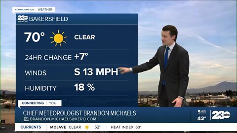 23ABC Evening weather update February 10, 2023