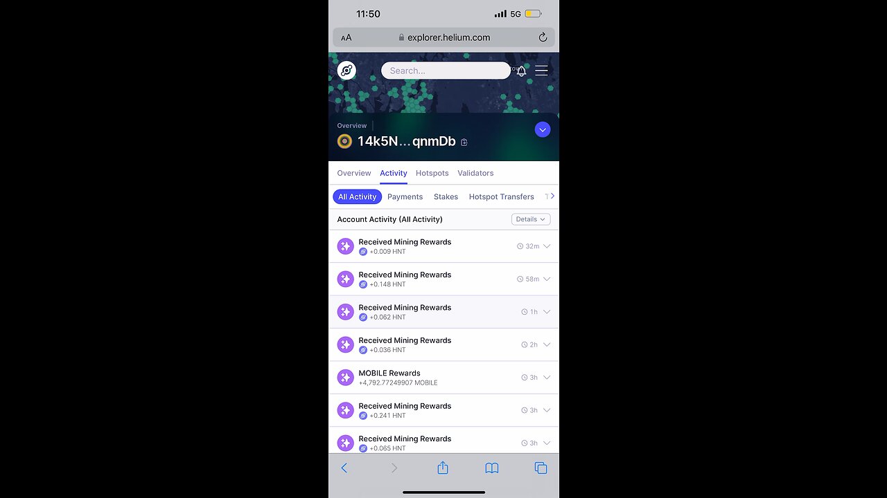 Helium hnt rewards #hnts