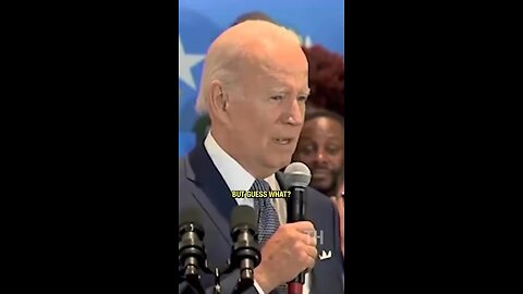 Joe Biden crushing a speech