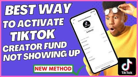 How To Fix TikTok Creator Fund Not Showing Up On TikTok | NEW METHOD 2023