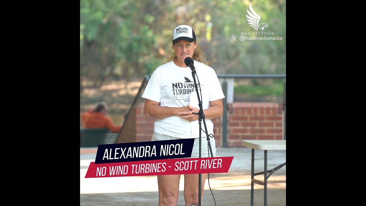 ALEXANDRA NICOL NO WIND TURBINES - SCOTT RIVER