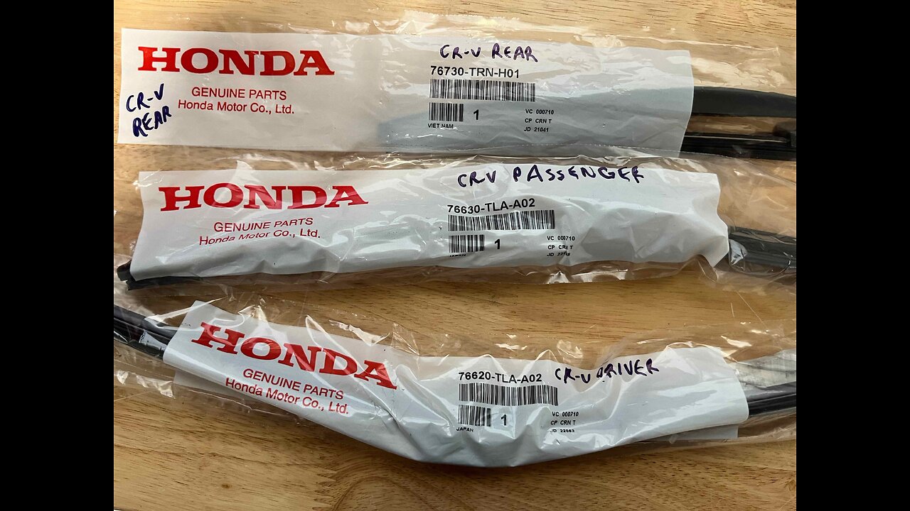 2017-2022 Honda CR-V - How to replace wiper blades