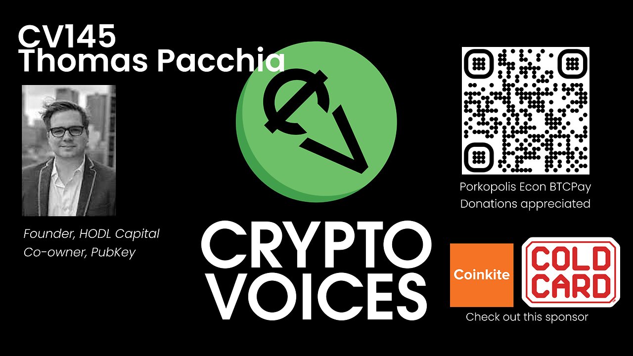 CV145: Thomas Pacchia - PubKey Orange Pill