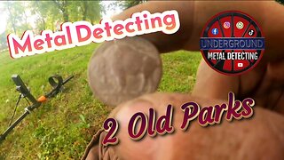 Metal Detecting - 2 New York Parks in 1 afternoon, Minelab Equinox 800 & Xterra Pro