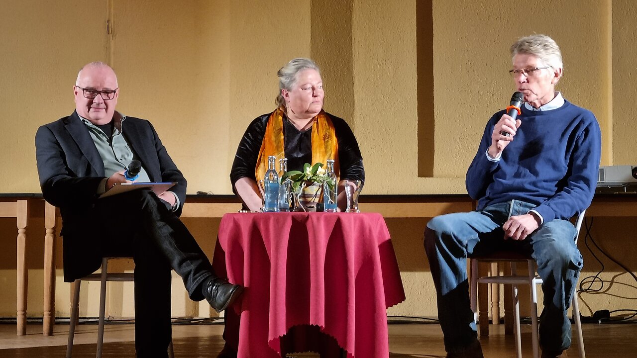 ERNST WOLFF, ANTJE HERMENAU, ALEX QUINDT - Diskussion - Neukirch/Lausitz, 09 02 2023