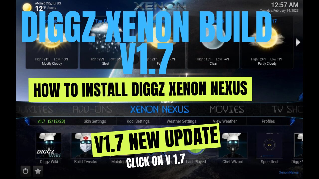 How To Install Diggz Xenon Nexus 1.7 | New Update February 2023