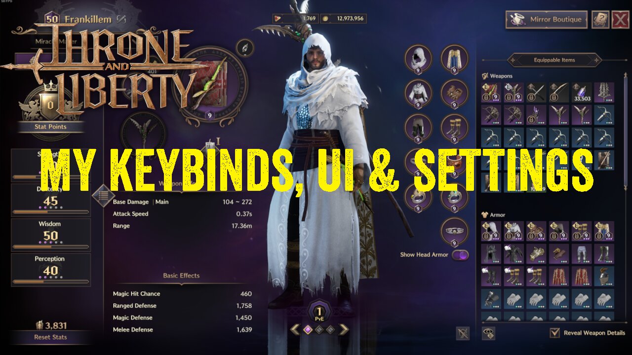 Throne and Liberty - My Keybinds, UI & Settings