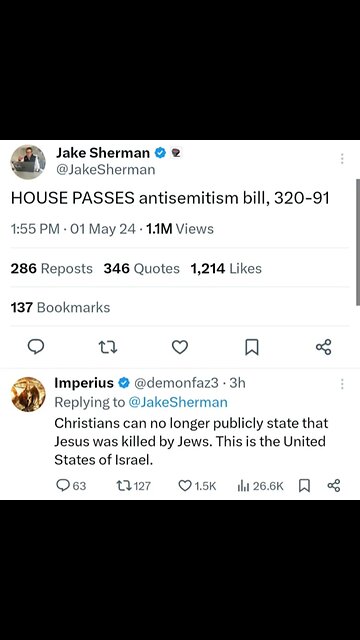 Incredible Betrayal From Our US Representatives.