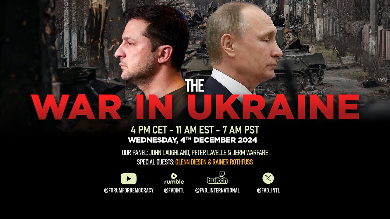 The Forum & Friends: The War in Ukraine with Glenn Diesen and Rainer Rothfuss