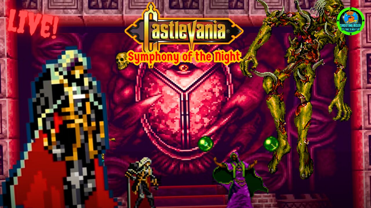 A HALLOWEEN MASTERPIECE! - Castlevania Symphony of the Night Live #walkthrough #castlevaniagames